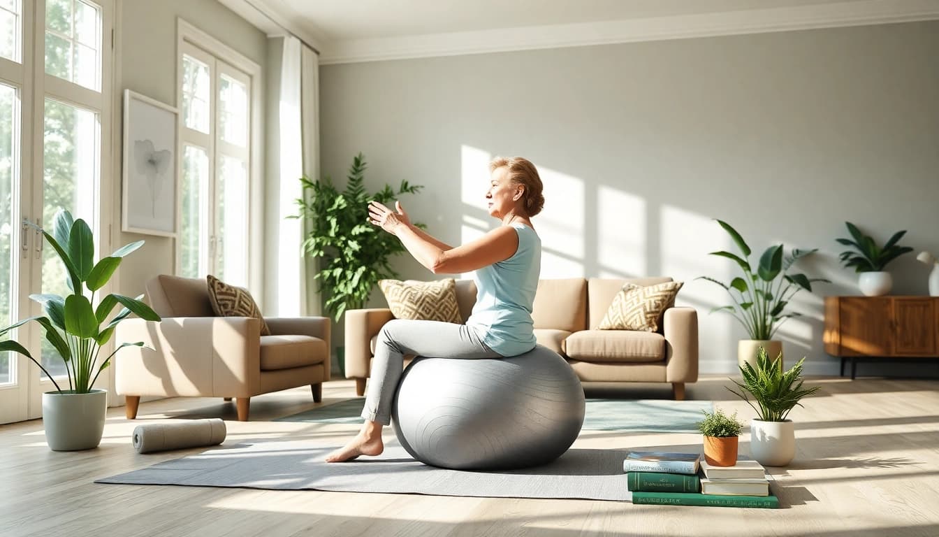 Learn how to improve posture while sitting correctly at home with yoga exercises.
