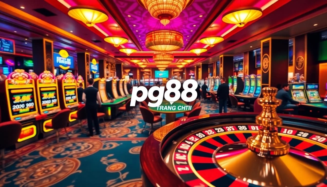 Experience the excitement of pg88 trang chủ with vibrant casino games and luxurious settings.