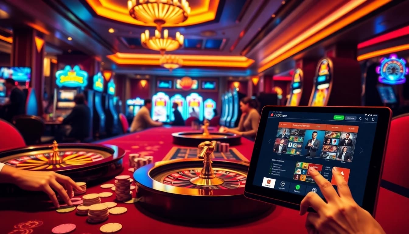 Experience thrilling gameplay at https://f168.news/ with vibrant casino tables and engaging players.