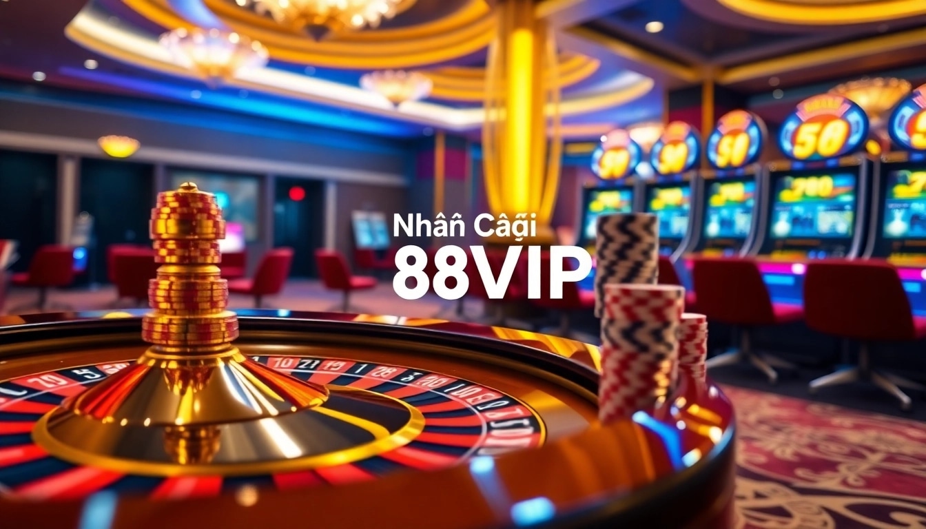 Experience the thrill of betting at Nhà Cái 68VIP with vibrant casino elements and exciting gaming action.