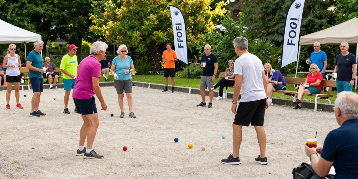 FOPI Kota Parepare's vibrant petanque court event showcasing community spirit.