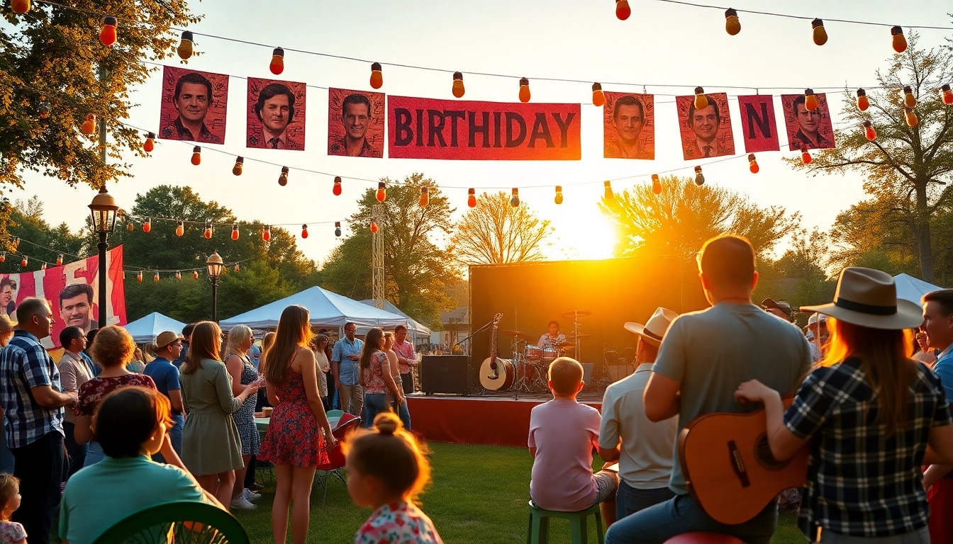 Join the celebration at johnnycashbirthday.com with festive activities and music honoring Johnny Cash.