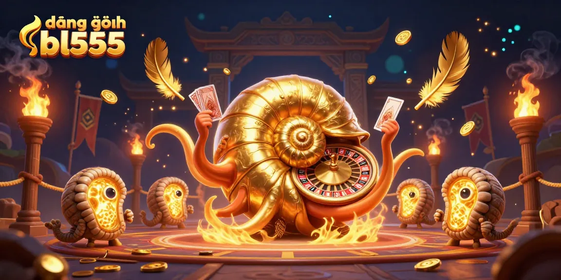 Engage with the excitement of đăng nhập bl555 at the vibrant casino arena filled with golden artifacts and dynamic gaming elements.