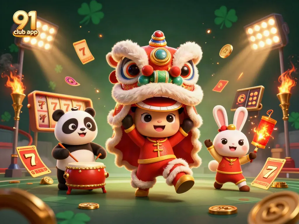 Engage with the 91 club app to explore vibrant casino gameplay with lively characters and dynamic elements.