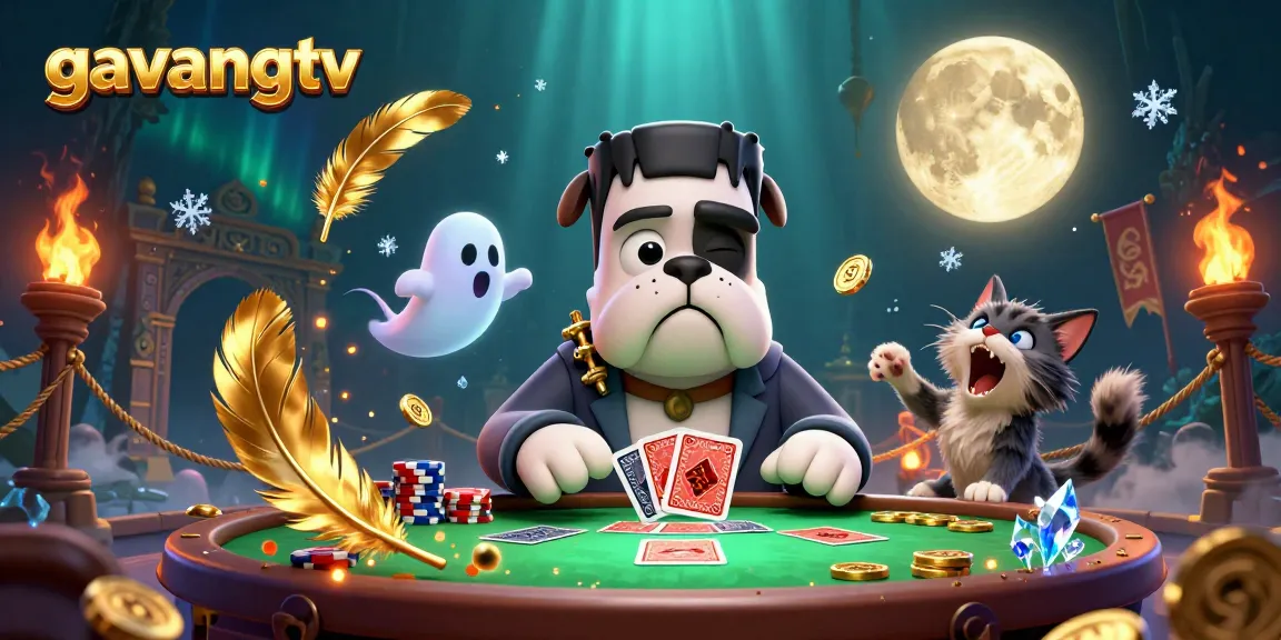 Experience the thrill of betting with gavangtv's captivating 3D casino illustration.
