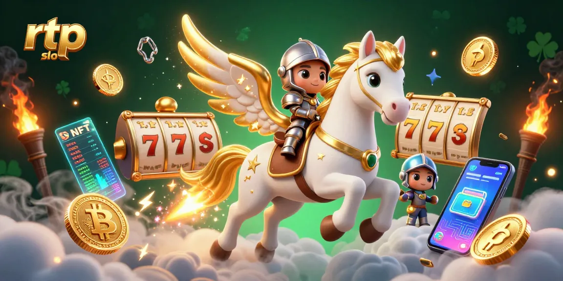 Experience the thrill of rtp slots with a celestial horse and fantasy elements, embodying luck and winning strategies.