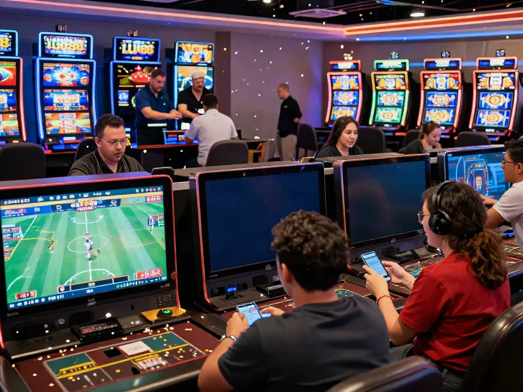 LU88 online gambling hub with players immersed in engaging gaming experiences at https://lu88.vote/ featuring live dealers and interactive interfaces.