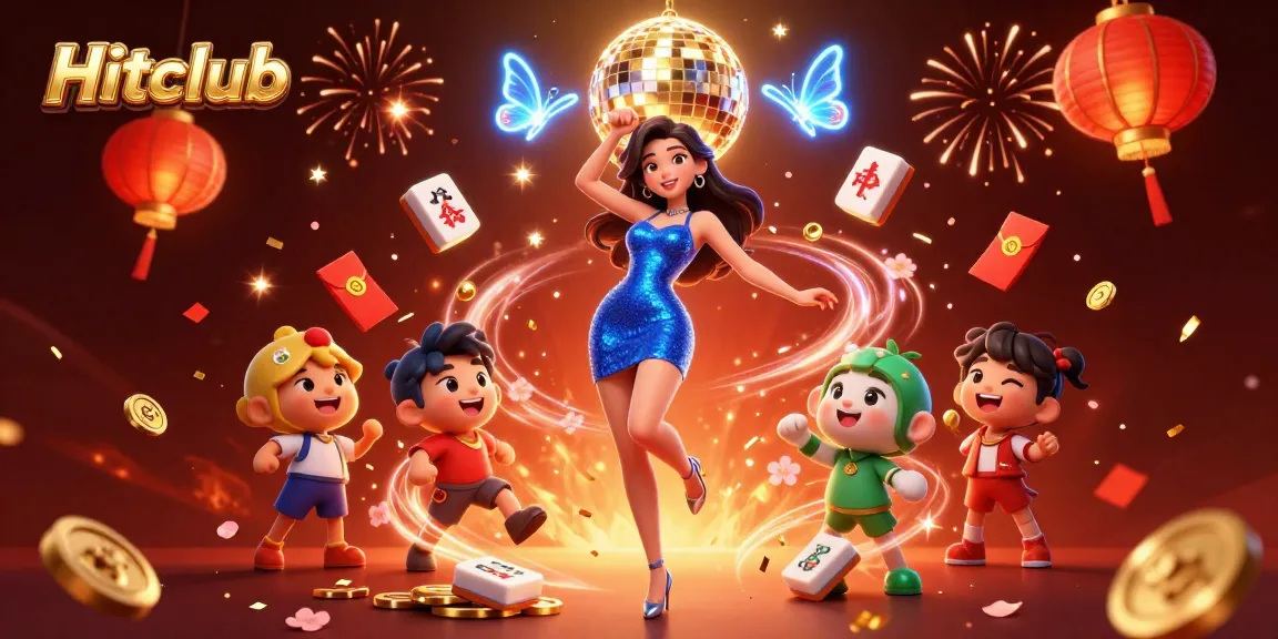 Experience thrilling gaming action at Hitclub with vibrant casino elements and a glamorous atmosphere.