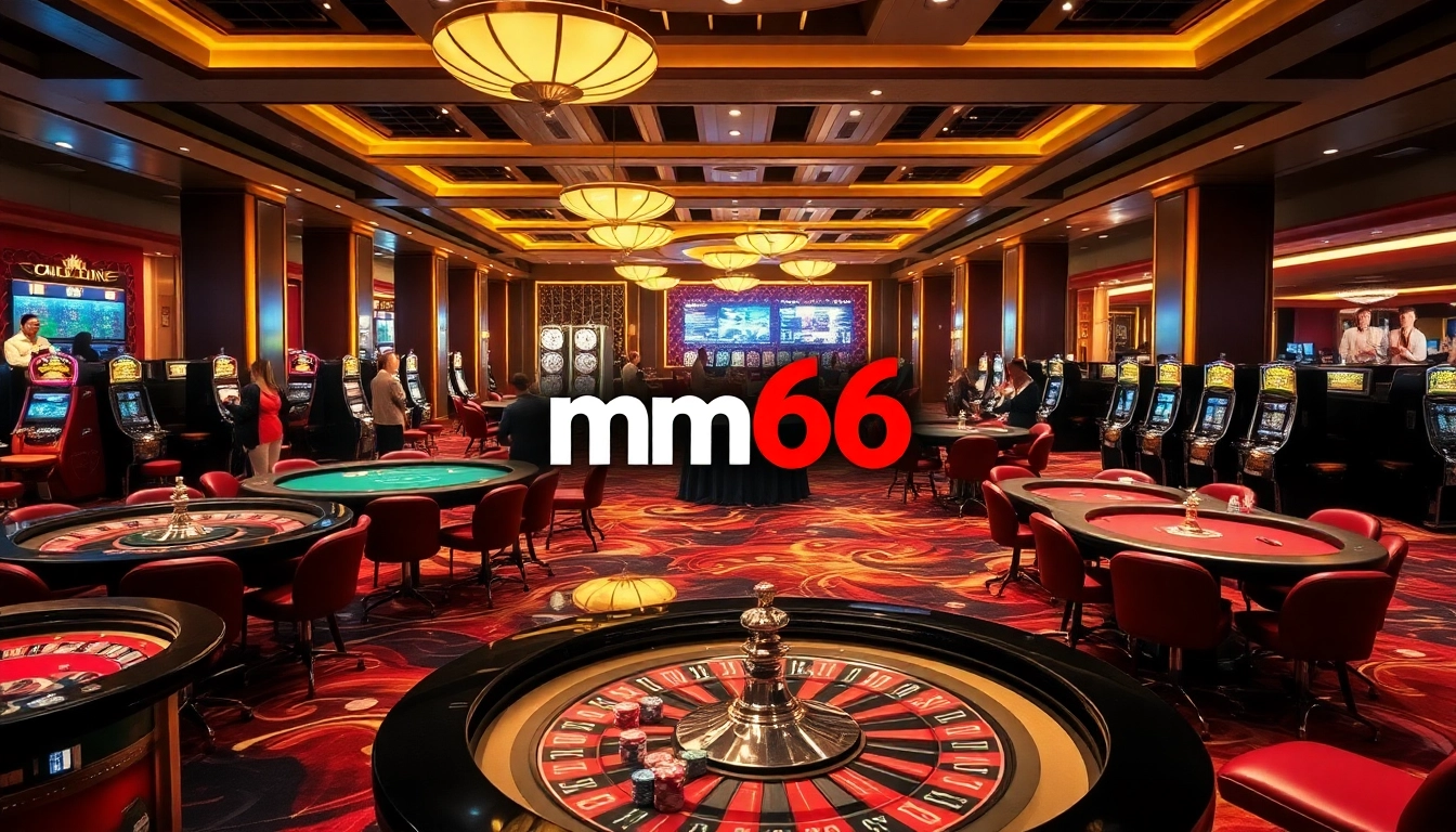 Experience the thrill of mm66 casino with vibrant gaming tables and exciting slot machines.
