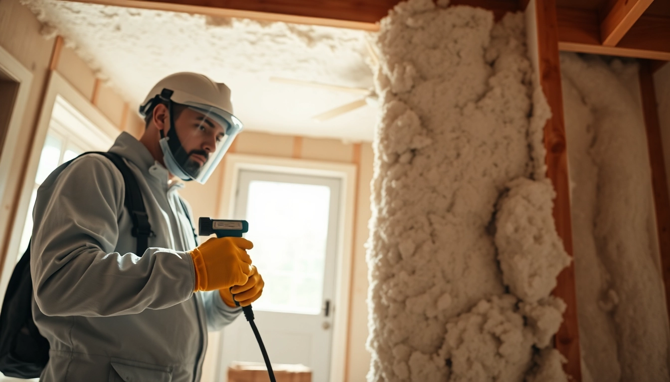Technician executing certified spray foam removal safely and efficiently in a residential area.