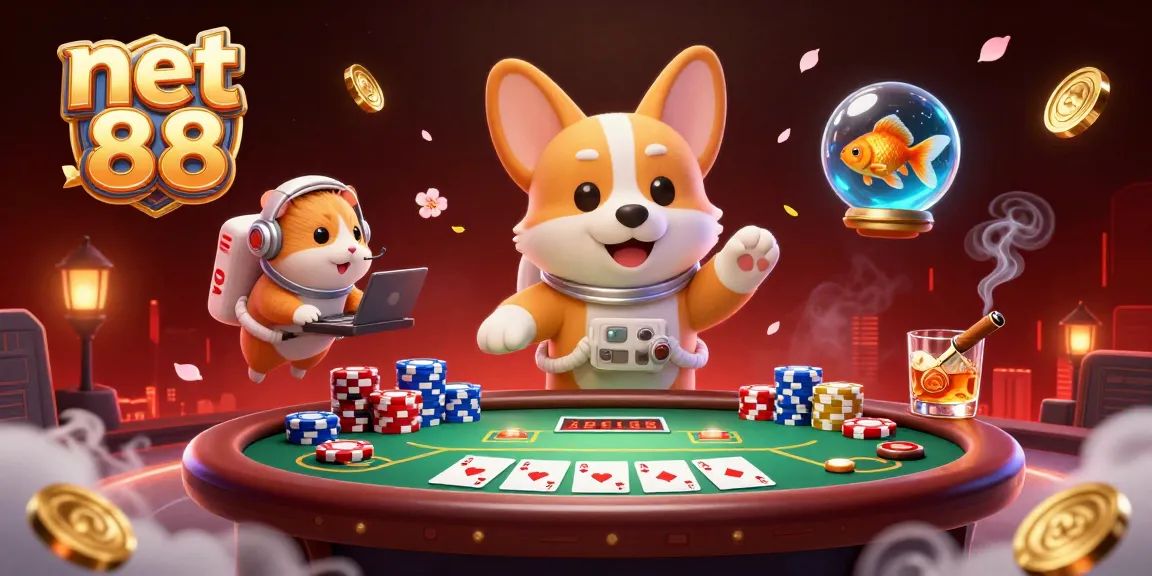 Engage with fun and rewards at net 88's space station casino featuring poker elements.