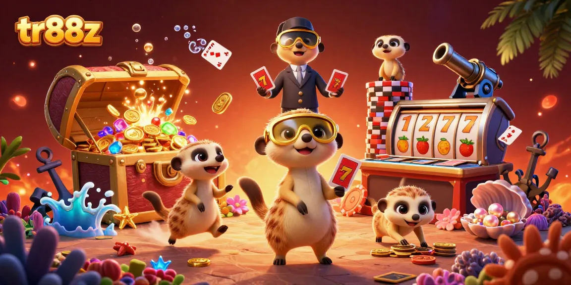 Experience thrilling gaming at tr88z with a lively meerkat casino scene full of adventure.