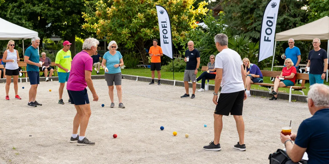 FOPI Kota Parepare's vibrant petanque court event showcasing community spirit.