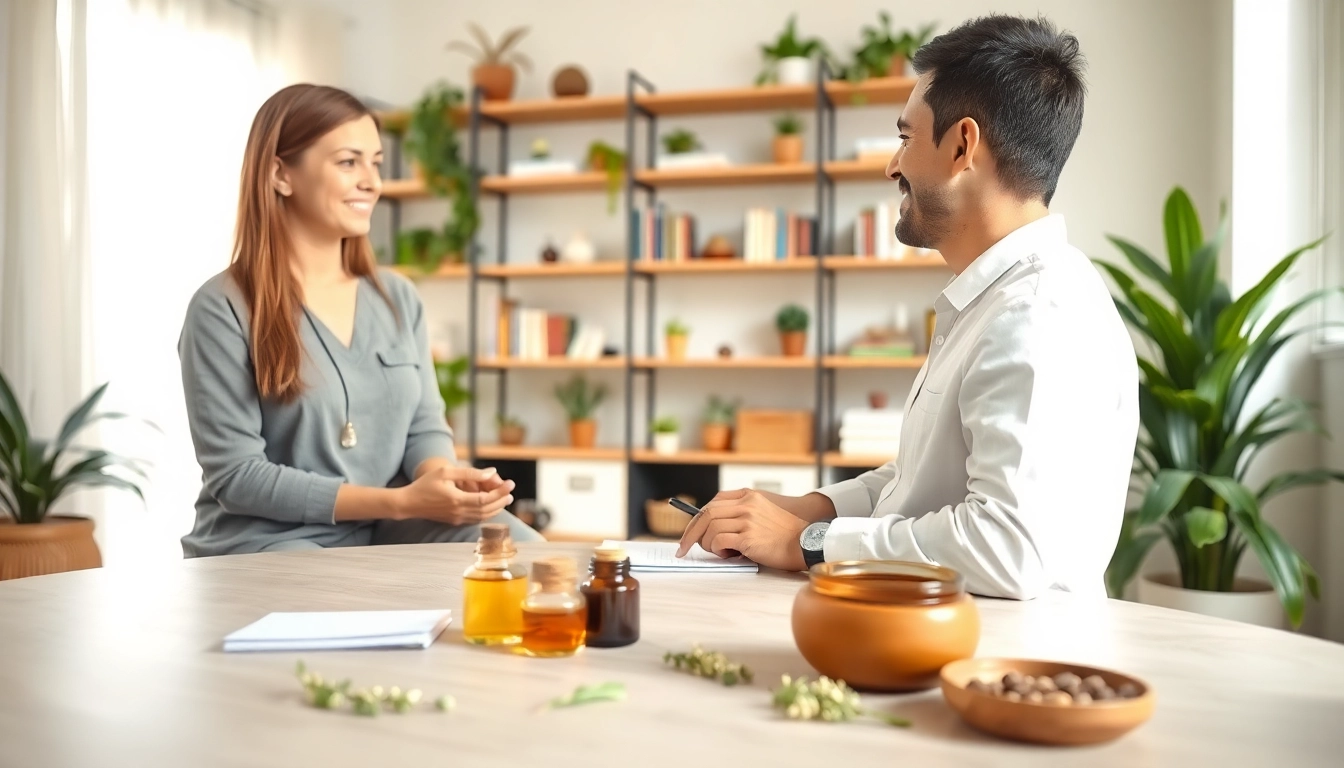Engaging Ayurveda Consultation session showcasing expert guidance in a serene setting.