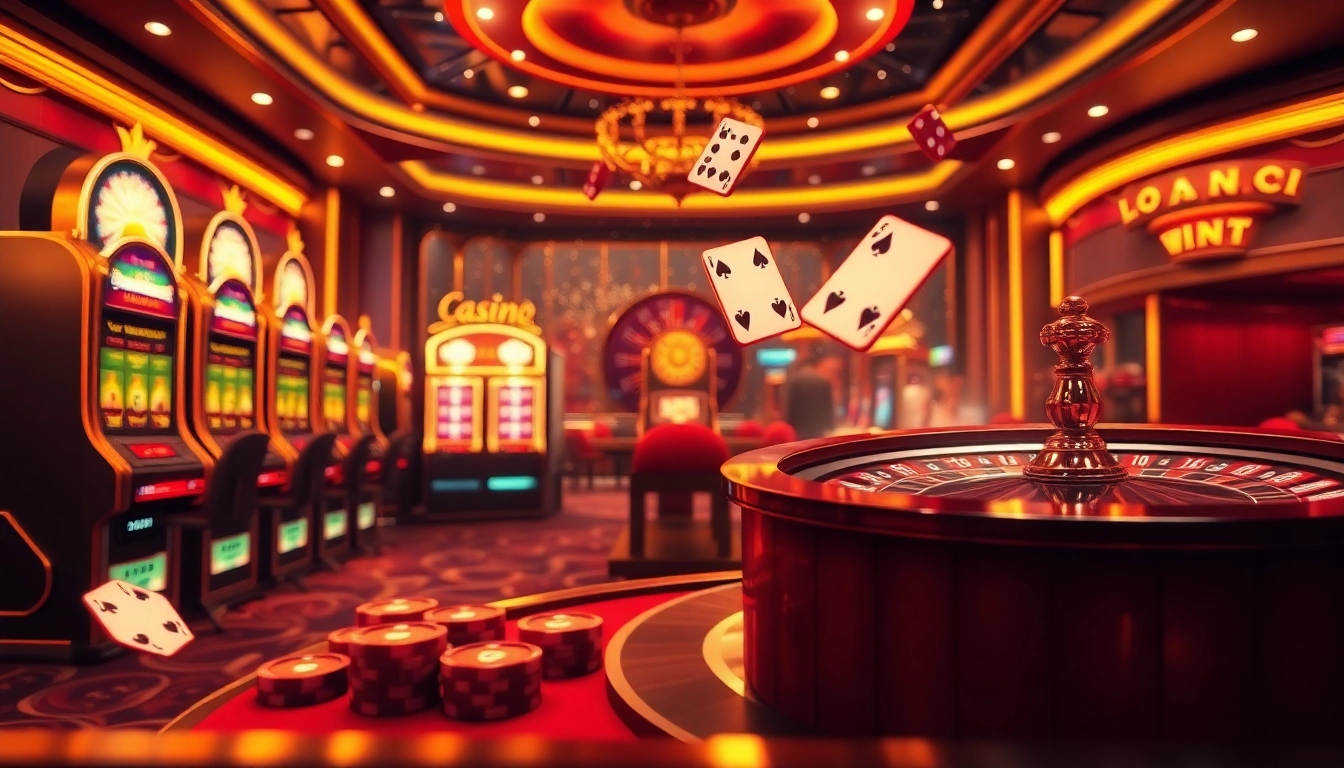 Experience dynamic gaming with vibrant casino elements at https://okfun.jpn.com/, featuring slots and roulette.
