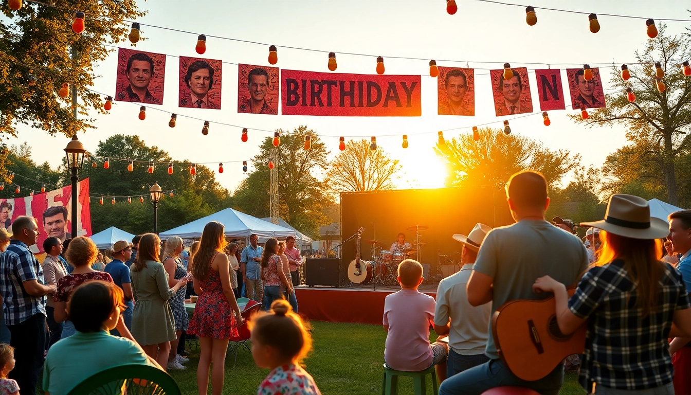 Join the celebration at johnnycashbirthday.com with festive activities and music honoring Johnny Cash.